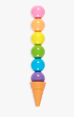 Rainbow Scoops Stacking Erasable And Scented Crayons