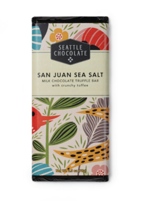 Seattle Chocolate San Juan Sea Salt Truffle Bar