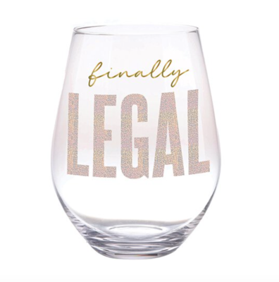 Stemless Wine 30oz Glass Finally Legal