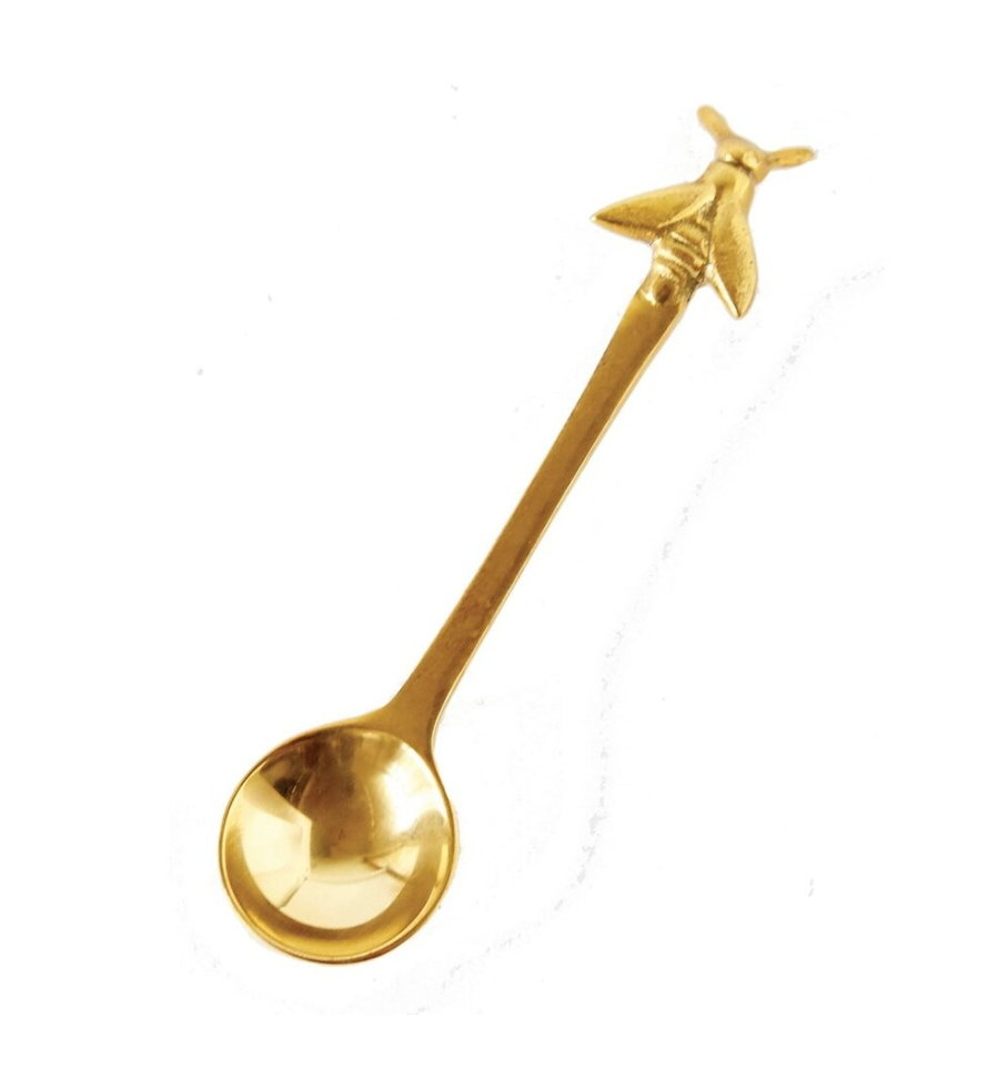 Brass Bee Spoon