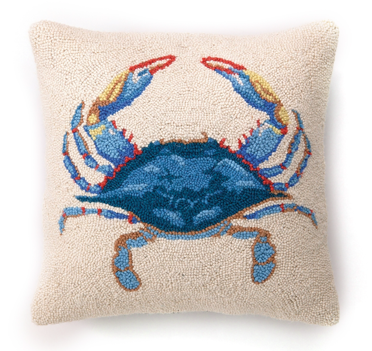 Pillow Blue Crab 16x16"