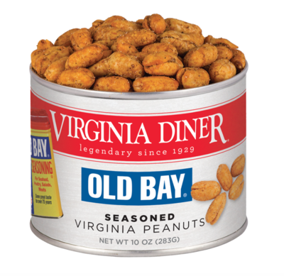Virginia Diner Old Bay Peanuts 10oz