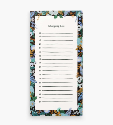 Rifle Paper Co. Notepad Garden Party Blue