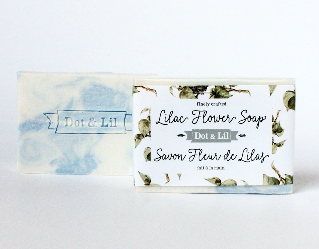 Dot & Lil Lilac Flower Bar Soap