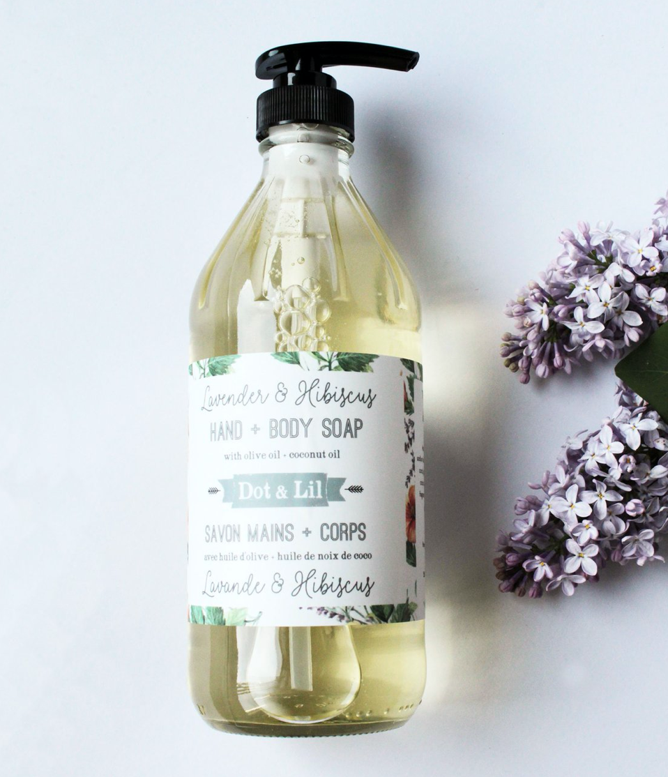 Dot & Lil Lavender And Hibiscus Liquid Soap