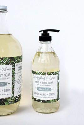 Dot & Lil Eucalyptus And Lime Liquid Soap