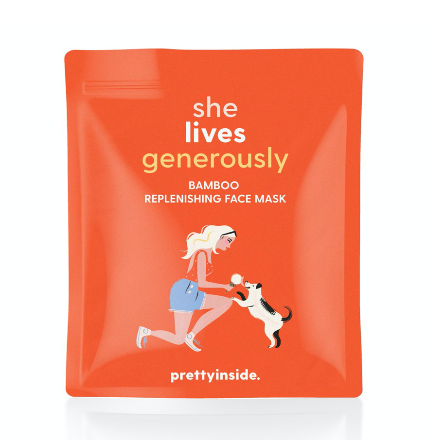Musee Face Mask: She Lives Generously