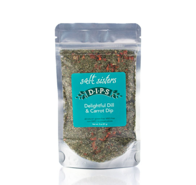 Delightful dill and Carrot Dip 2oz