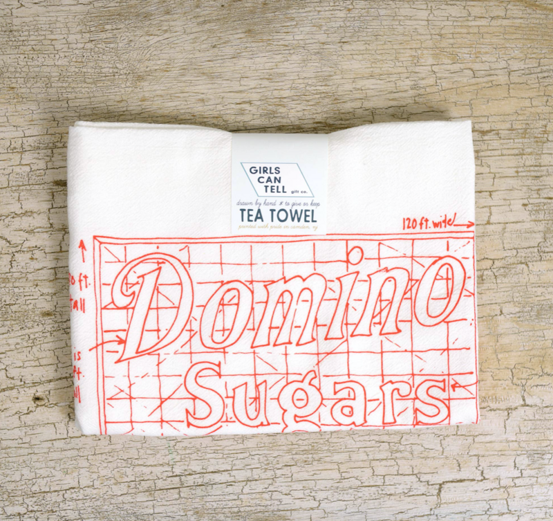 Tea Towel Baltimore Domino Sign