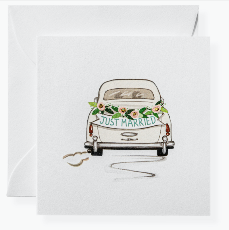 Gift Enclosure Just Married Car