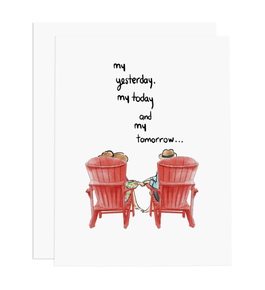 Card My Yesterday, My Today, My Tomorrow