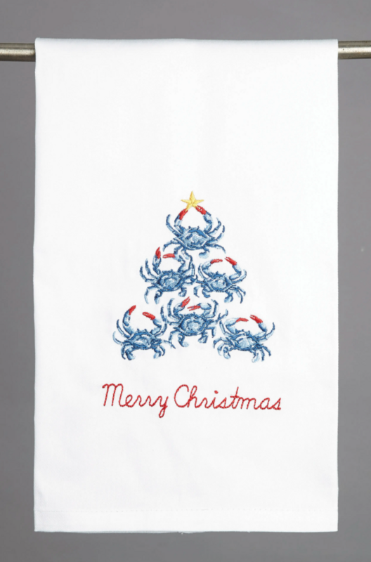 Towel Blue Crab Christmas Tree