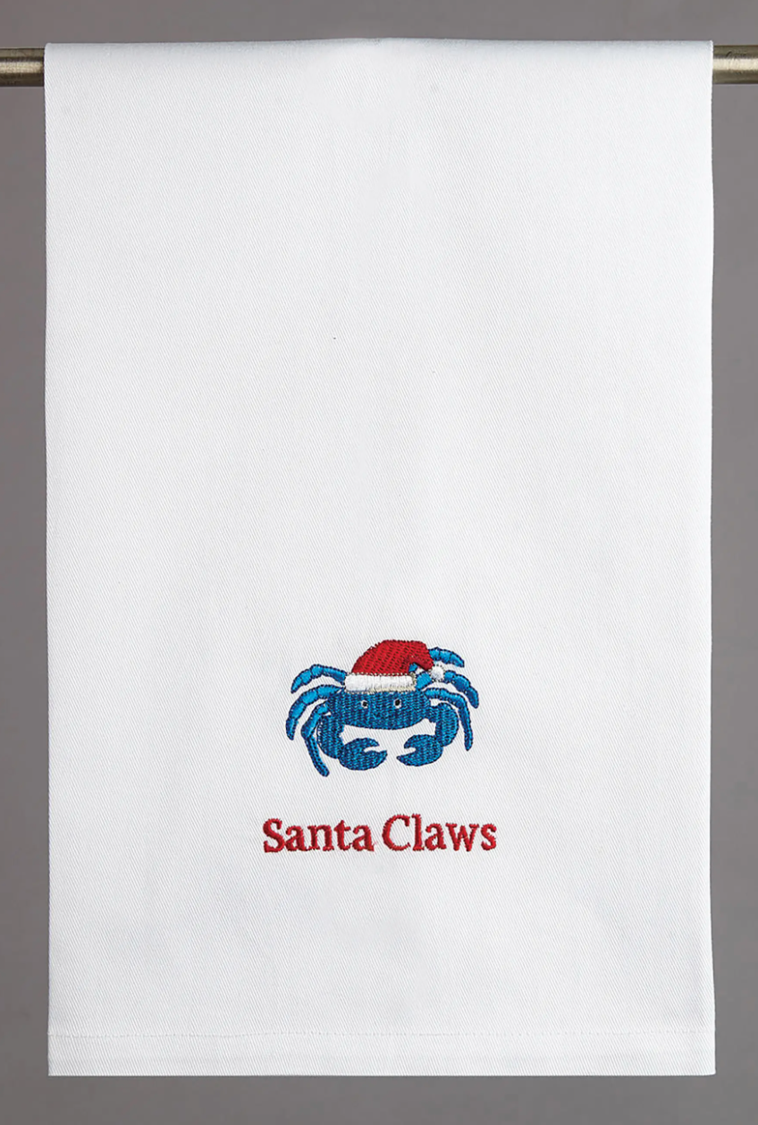 Towel Santa Claws Crab