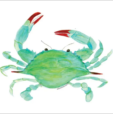 Blue Crab Sticker 3"