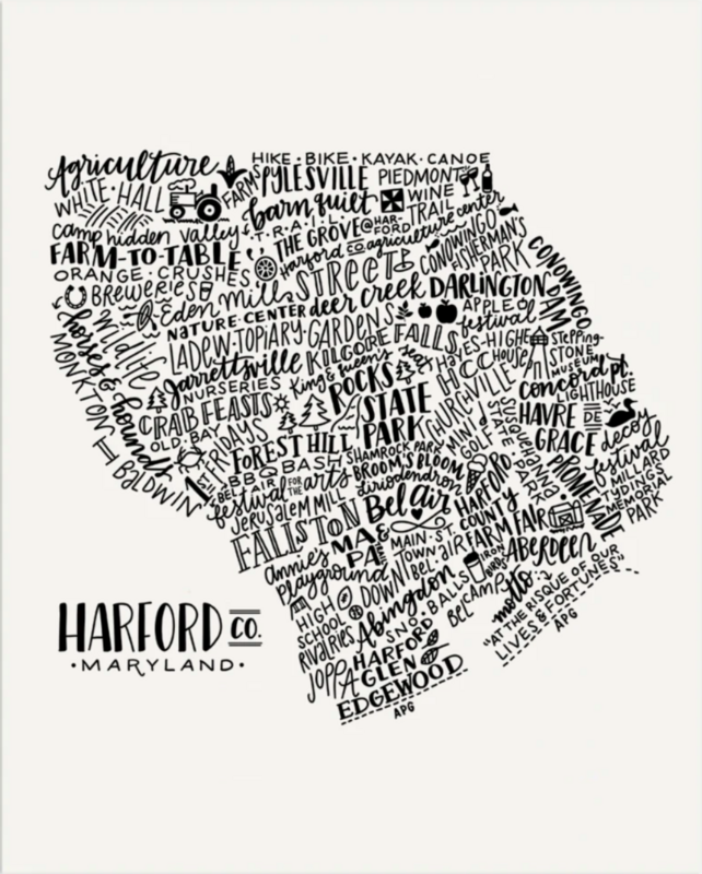 Print Harford County 8x10