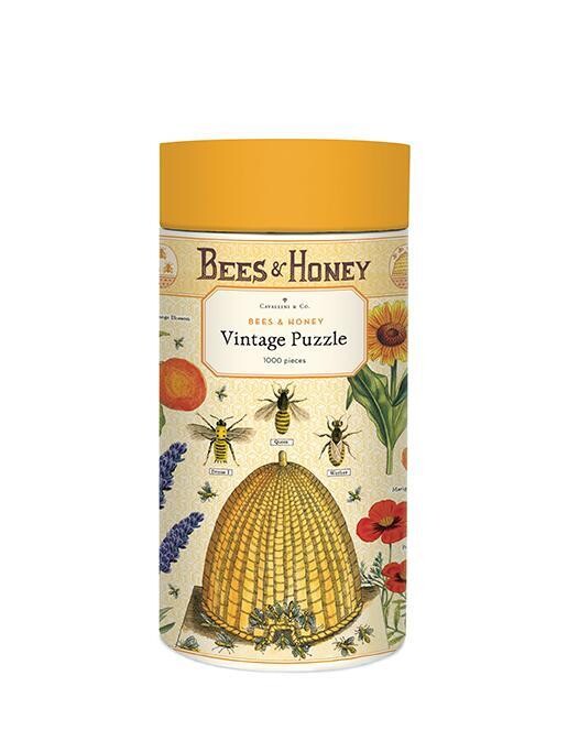 Bees &amp; Honey 1,000 Piece Vintage Puzzle