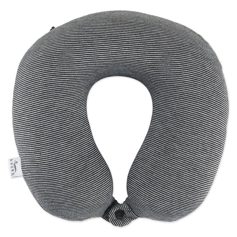 Neck Pillow Black Stripe Final Sale