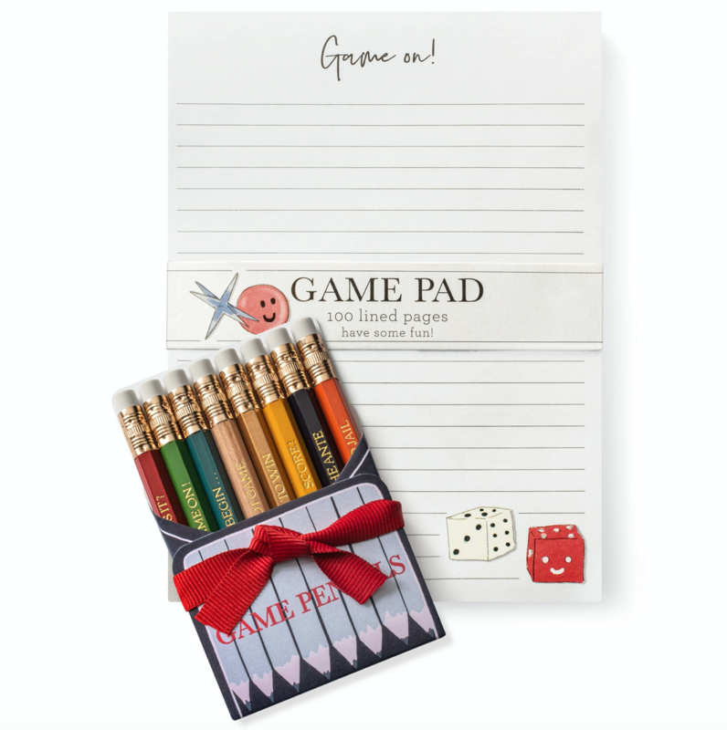 Game Set Pad And Pencils