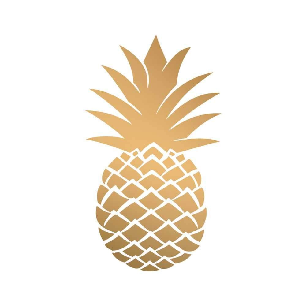 Beverage Nap Golden Pineapple
