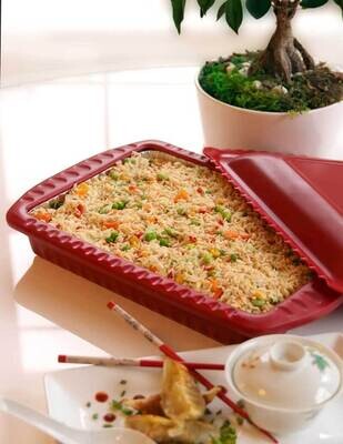 Portable Casserole Carrier Red