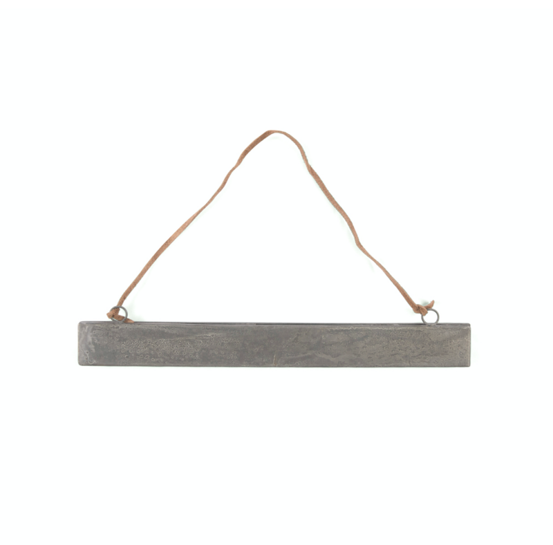 Hanging Magnetic Strip Frame With Brown Suede 1 1\4x 11  1\4