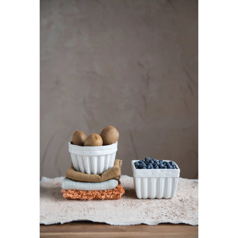 Berry Bowl White Square