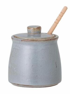 Stoneware Honeypot with lid