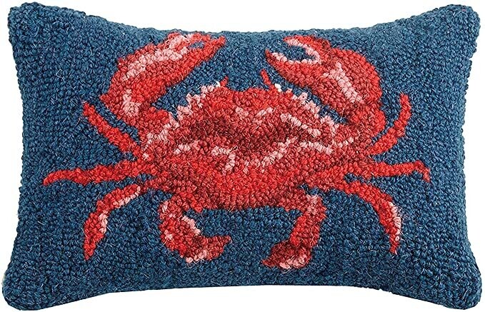 Pillow Red Crab 8" x12"