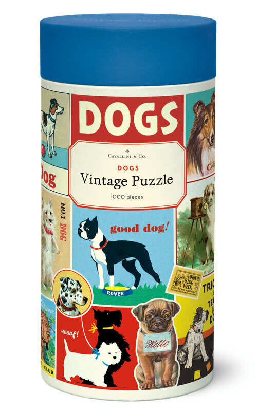 Dogs 1,000 Piece Vintage Puzzle