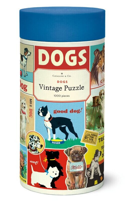 Dogs 1,000 Piece Vintage Puzzle