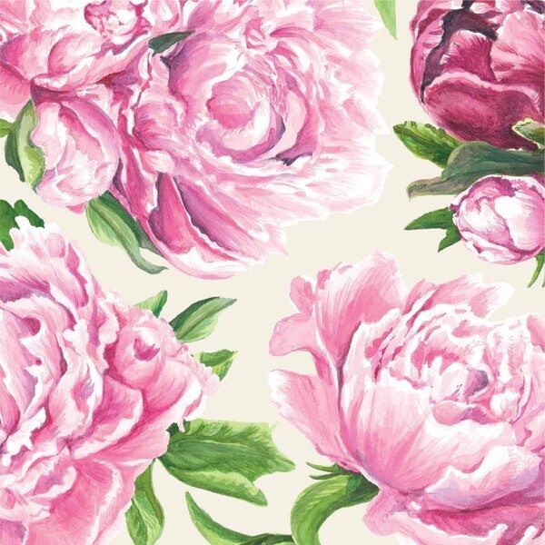 Cocktail Napkins Peony Pack Of 20