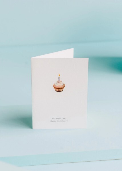 Card No Calories Happy Birthday