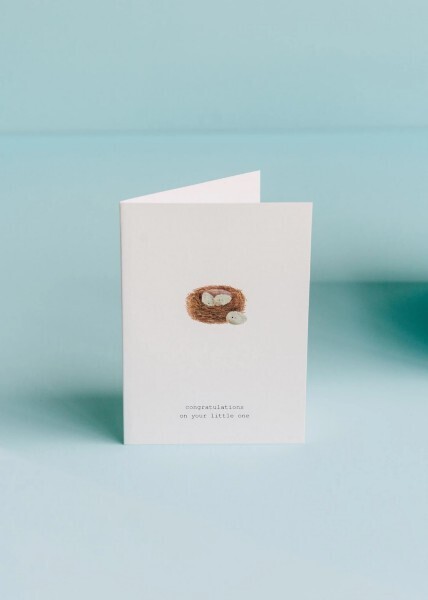 Card Congratulations on your little