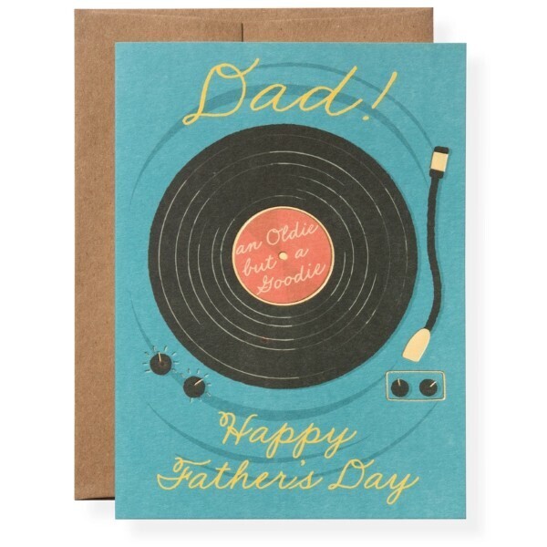 Greeting Card Record Father&#39;s Day