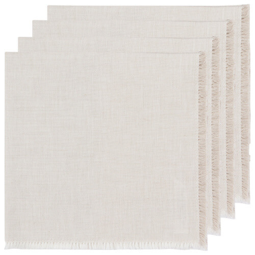 Chambray Heirloom Napkins DoveGray Set Of 4