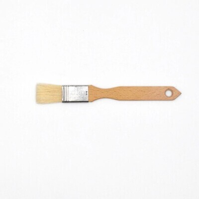 Beech Wood And Natural Bristle Pastry Brush 1"