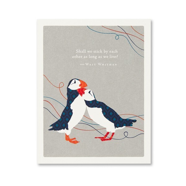 Card Shall We Stick By Each Other
