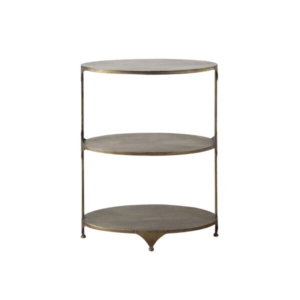 Oval Shelf 24&quot; L X 14&quot; D X 30-3/4&quot; H
