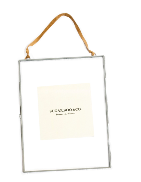 Picture Frame Glass &amp; Metal With Suede 14.5" X 19"