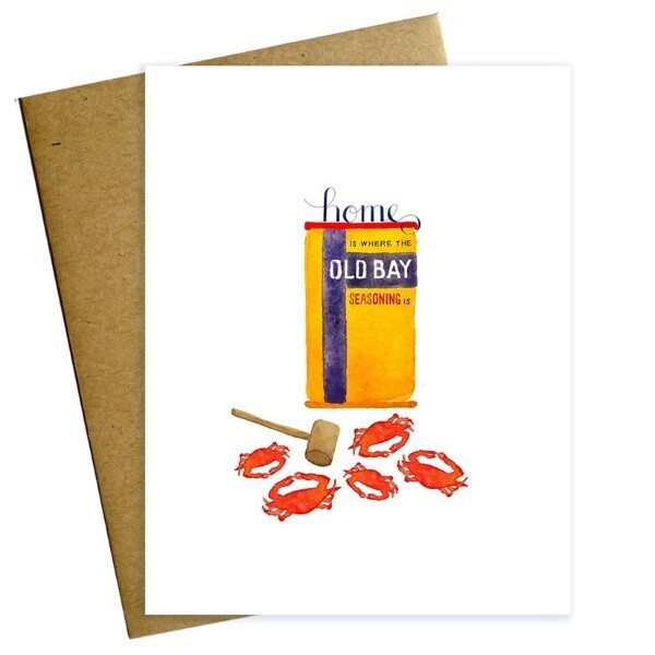 Home Is Where The Old Bay Is Card