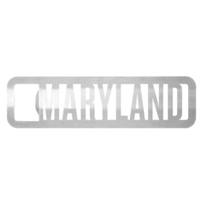 State Name Aluminum Bottle Opener - Maryland