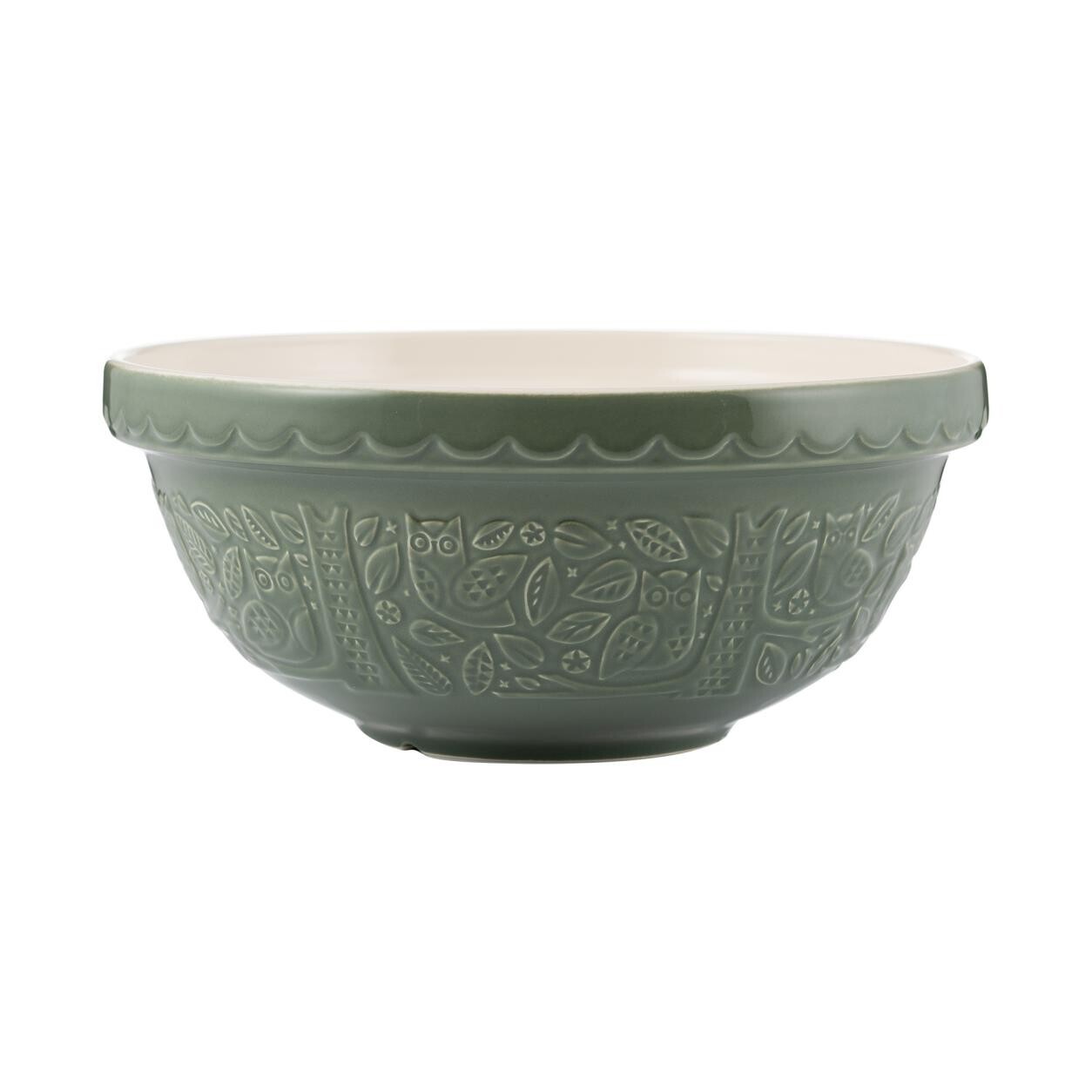 Mason Cash In The Forest Dark Green Mixing Bowl 11&quot;