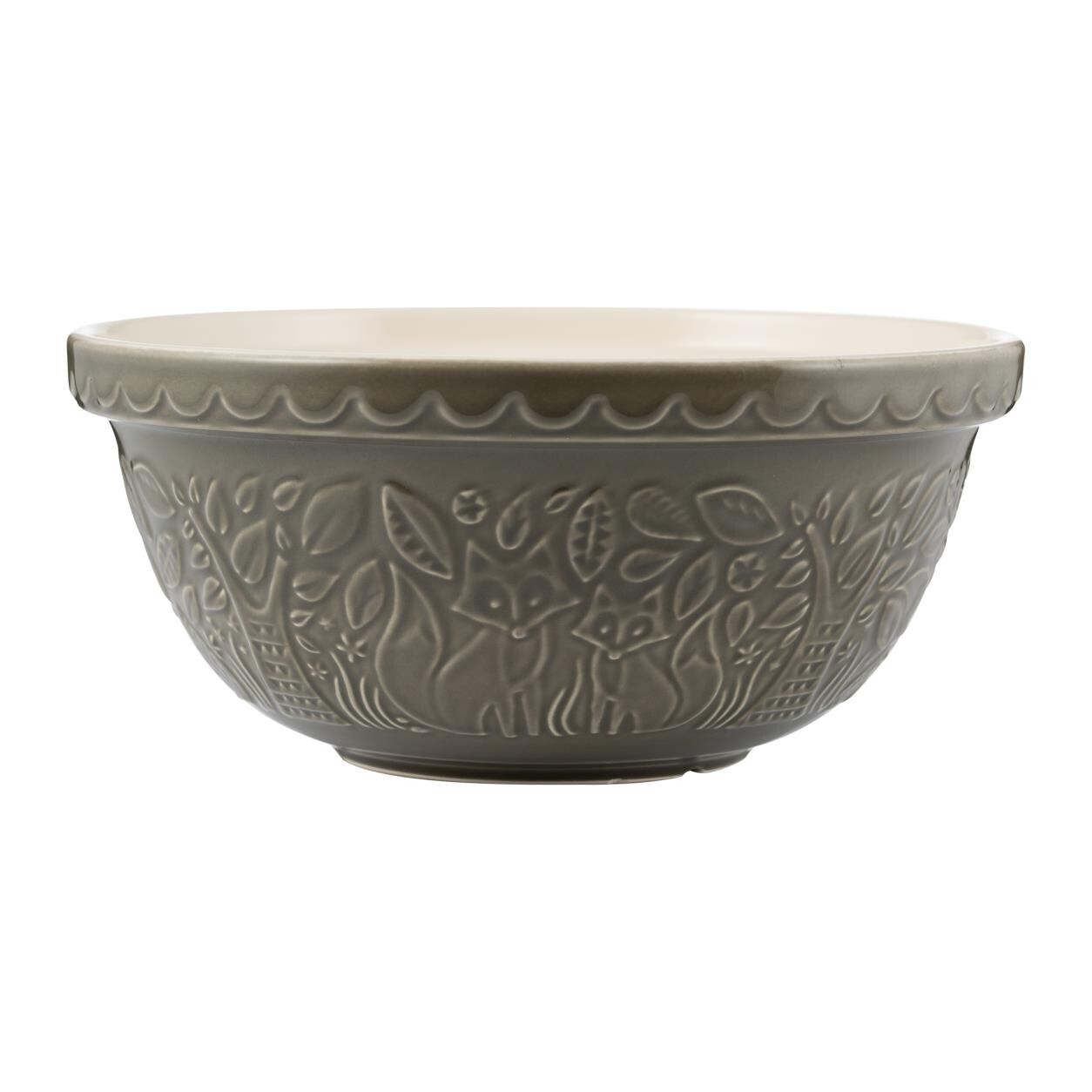 Mason Cash In The Forest Gray Mixing Bowl 11.75&quot;