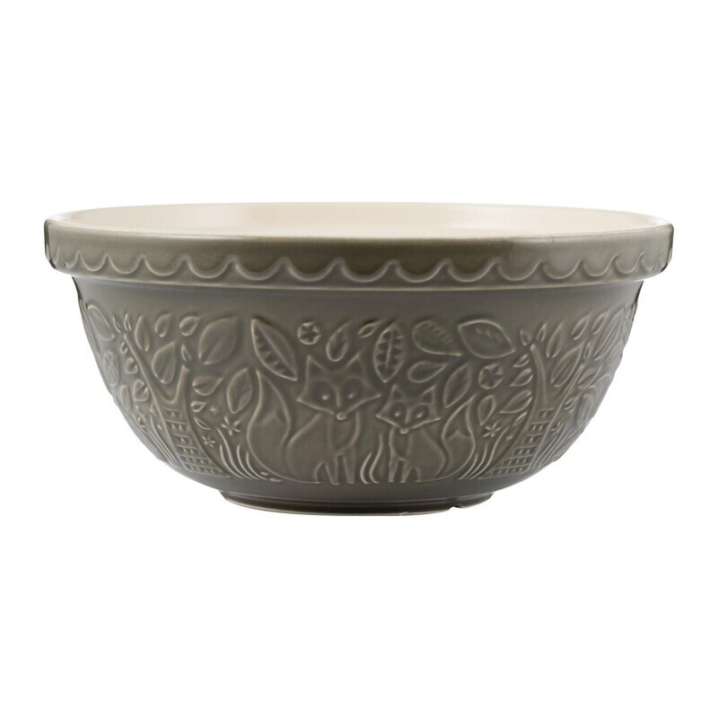 Mason Cash In The Forest Gray Mixing Bowl 11.75&quot;