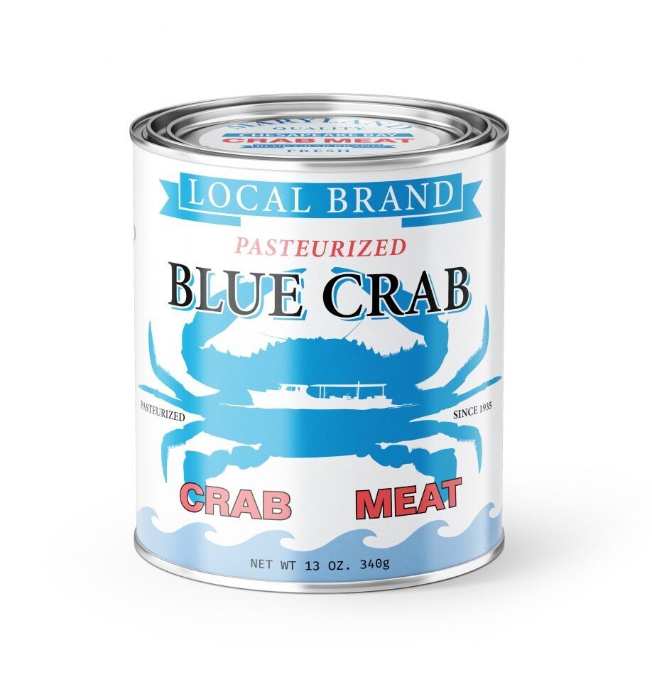 Vintage 13oz Blue Crab Brand