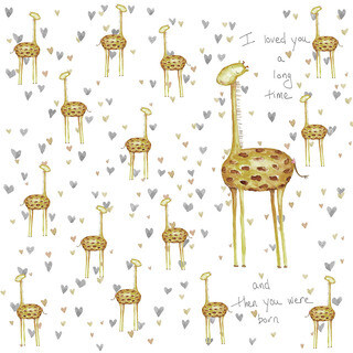 Giraffe Baby Muslin Swaddle