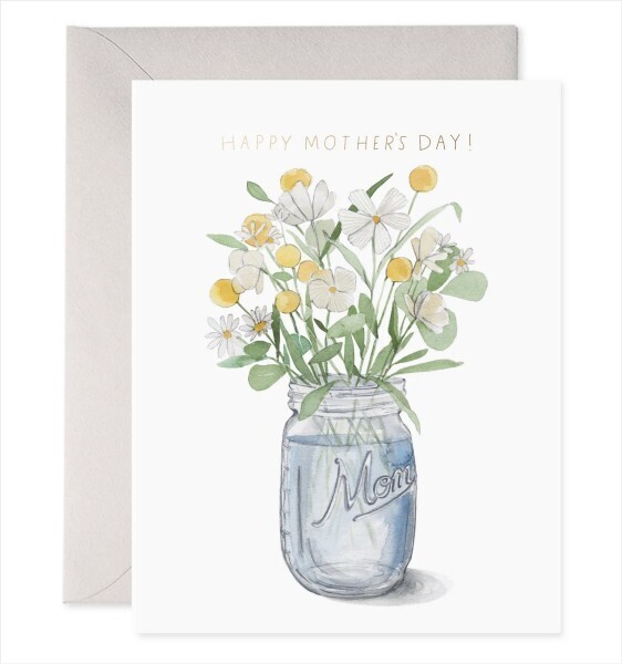 Card Mason Jar Mom