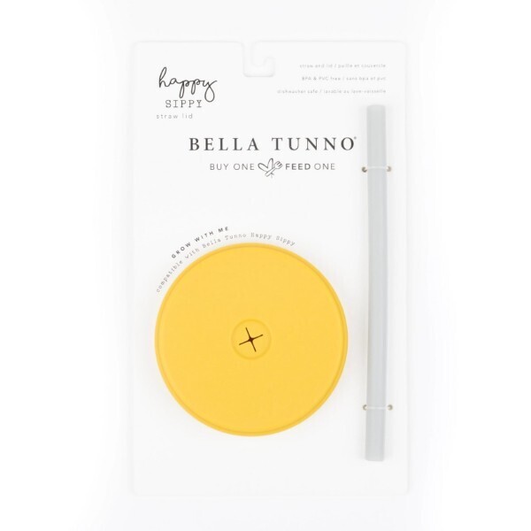 Happy Sippy Lid/Straw Addition Yellow