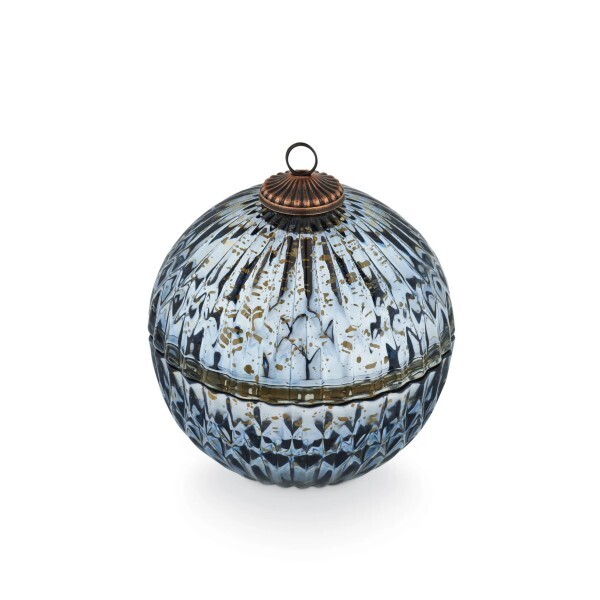 Illume Candle North Sky Mercury Ornament Blue