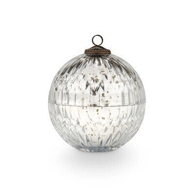 Illume Candle Balsam & Cedar Mercury Ornament Silver
